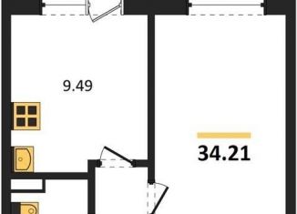 Продается 1-ком. квартира, 34.2 м2, Воронеж, улица 45-й Стрелковой Дивизии, 259/27, Коминтерновский район