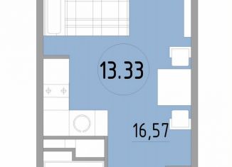 Продажа 1-комнатной квартиры, 22.9 м2, Санкт-Петербург, 3-й Рабфаковский переулок, 5к5Л, Невский район