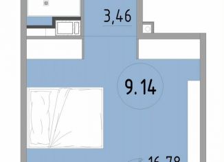 1-ком. квартира на продажу, 27.7 м2, Санкт-Петербург, 3-й Рабфаковский переулок, 5к5Л, метро Рыбацкое