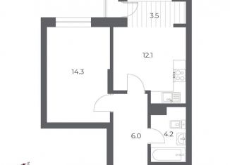 Продается однокомнатная квартира, 38.4 м2, Новосибирск, Заельцовский район