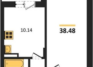 Продажа 1-ком. квартиры, 38.5 м2, Воронеж, улица 45-й Стрелковой Дивизии, 259/27, Коминтерновский район