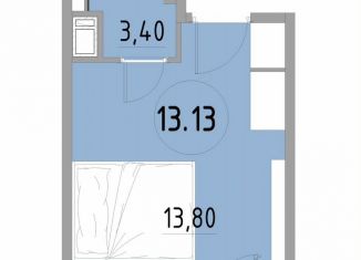 Продается 1-комнатная квартира, 21.9 м2, Санкт-Петербург, 3-й Рабфаковский переулок, 5к5Л, метро Рыбацкое