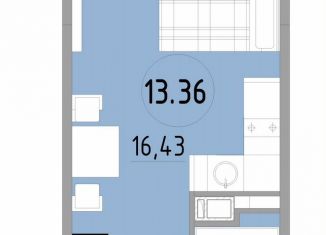 Продажа однокомнатной квартиры, 22.6 м2, Санкт-Петербург, 3-й Рабфаковский переулок, 5к5Л, Невский район