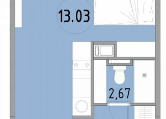 Продажа 1-ком. квартиры, 27.5 м2, Санкт-Петербург, 3-й Рабфаковский переулок, 5к5Л, Невский район