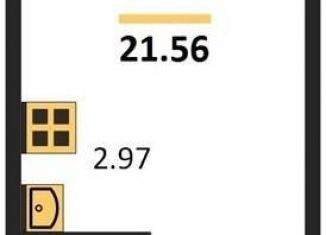 Продается 1-комнатная квартира, 21.6 м2, Новосибирск, ЖК Ясный Берег, улица Ясный Берег, 16