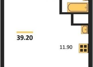 Продам 1-комнатную квартиру, 39.5 м2, Новосибирск, метро Маршала Покрышкина