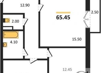 Продам 2-ком. квартиру, 65.5 м2, Новосибирск, улица Королёва, 1Б, метро Золотая Нива