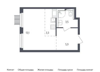 Продаю квартиру студию, 25.8 м2, Мытищи, ЖК Мытищи Парк, жилой комплекс Мытищи Парк, к4