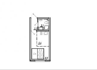 Продам квартиру студию, 20.6 м2, Санкт-Петербург, Пейзажная улица, 20