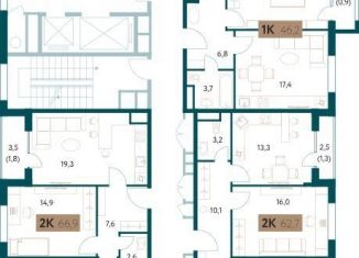 Продажа 3-комнатной квартиры, 100.6 м2, Москва, Винницкая улица, 8к1, ЖК Настоящее