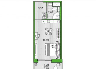 Продаю квартиру студию, 24.2 м2, Санкт-Петербург, ЖК Френдс