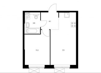 Продается 1-ком. квартира, 36.1 м2, Москва, Новохохловская улица, 15с2, ЖК Новохохловская 15