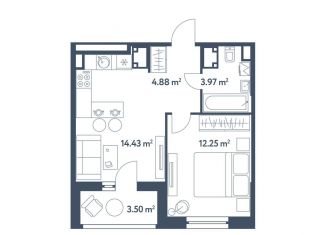 Продается двухкомнатная квартира, 37.3 м2, Москва, ЖК Светлый Мир Станция Л, жилой комплекс Светлый Мир Станция Л, к8