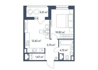 Продаю 2-комнатную квартиру, 34.6 м2, Москва, ЖК Светлый Мир Станция Л, жилой комплекс Светлый Мир Станция Л, к8