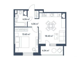 Продам 2-комнатную квартиру, 42.2 м2, Москва, ЖК Светлый Мир Станция Л, жилой комплекс Светлый Мир Станция Л, к8