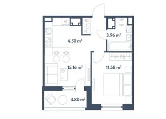 Продаю 2-комнатную квартиру, 37.1 м2, Москва, ЖК Светлый Мир Станция Л, жилой комплекс Светлый Мир Станция Л, к8