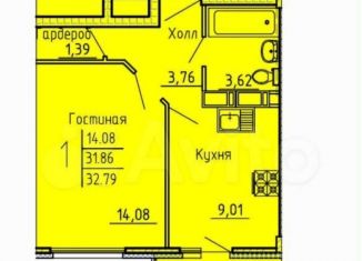 Продается 1-комнатная квартира, 33 м2, Пензенская область, улица Генерала Глазунова, 6