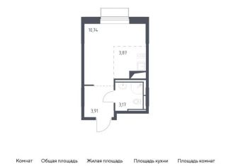 Квартира на продажу студия, 21.7 м2, поселение Кокошкино