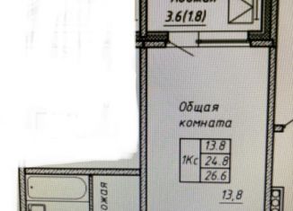 Продается 1-ком. квартира, 25 м2, Новосибирск, метро Площадь Ленина, 1-я Чулымская улица, с16