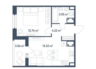 Продажа 2-комнатной квартиры, 38 м2, Москва, ЖК Светлый Мир Станция Л, жилой комплекс Светлый Мир Станция Л, к8