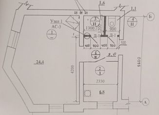 Продаю 1-ком. квартиру, 37.7 м2, Советск, площадь Ленина