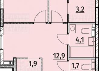 Продается 3-ком. квартира, 88.6 м2, Чебоксары, ЖК Олимп