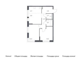 Продается 3-ком. квартира, 55.5 м2, Москва, жилой комплекс Квартал Марьино, к4
