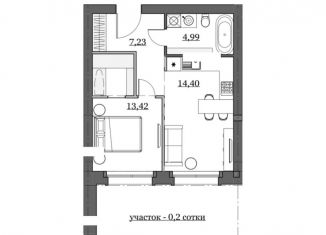 Продам 1-комнатную квартиру, 40.1 м2, Иркутская область