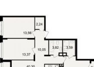 Продается трехкомнатная квартира, 82.9 м2, Рязань
