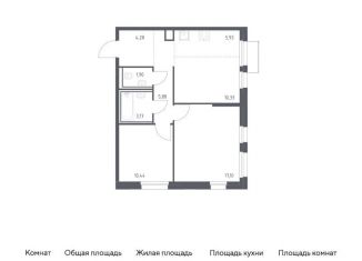 2-ком. квартира на продажу, 59 м2, Москва