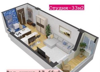 Квартира на продажу студия, 33 м2, Махачкала, проспект Насрутдинова, 150