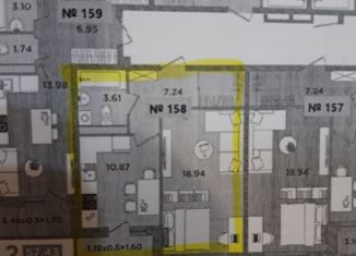 Продается 1-комнатная квартира, 44.3 м2, Темрюк, Дальняя улица, 30