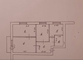 Сдается трехкомнатная квартира, 50.3 м2, Сафоново, 1-й микрорайон, 1Б