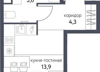 Продается квартира студия, 23.8 м2, Москва, станция Бульвар Рокоссовского, Тагильская улица, 4В