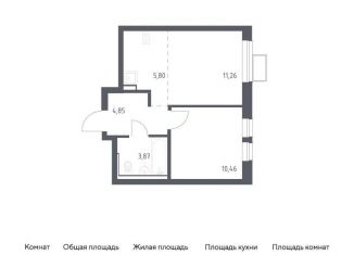 Продается 1-ком. квартира, 36.2 м2, посёлок Жилино-1, жилой комплекс Егорово Парк, к3.1