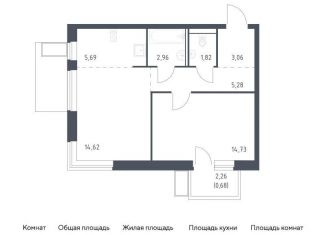 Продажа однокомнатной квартиры, 48.8 м2, посёлок Жилино-1, жилой комплекс Егорово Парк, к3.2