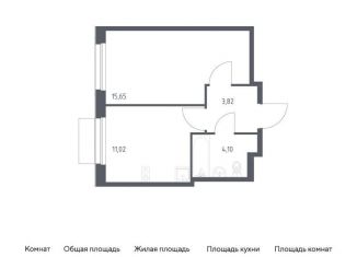 Продается однокомнатная квартира, 34.6 м2, поселение Кокошкино, жилой комплекс Новое Внуково, к32