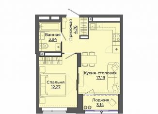 Продам однокомнатную квартиру, 41.3 м2, Екатеринбург, улица Блюхера, 26, улица Блюхера