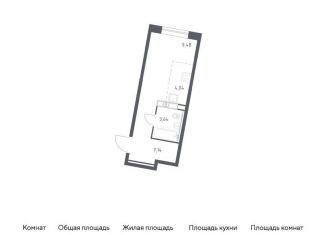 Продается квартира студия, 24.3 м2, Москва, жилой комплекс Эко Бунино, 14.1