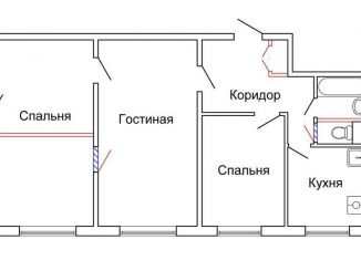 Продажа четырехкомнатной квартиры, 62 м2, Подольск, Ленинградская улица, 22