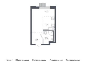 Квартира на продажу студия, 22.4 м2, Москва, Молжаниновский район, Ленинградское шоссе, 229Ак2