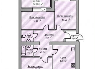 Продам 3-ком. квартиру, 89.2 м2, Татарстан