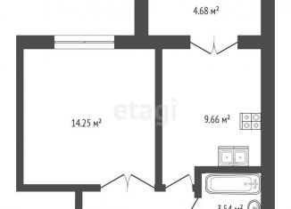 Продажа 1-комнатной квартиры, 37.5 м2, Йошкар-Ола