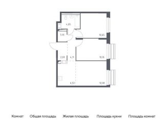 Продаю 2-комнатную квартиру, 51.7 м2, Московская область