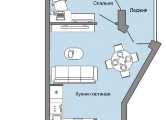 Продажа двухкомнатной квартиры, 43 м2, Екатеринбург, метро Чкаловская