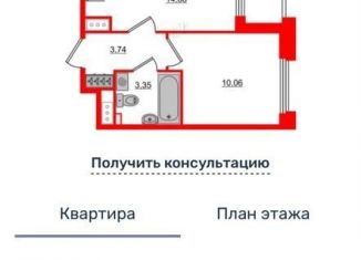 Продается 1-комнатная квартира, 33.5 м2, Санкт-Петербург, метро Удельная, Светлановский проспект, 8