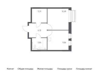 Однокомнатная квартира на продажу, 35.5 м2, село Лайково