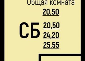 Продаю квартиру студию, 25.6 м2, Краснодар, Заполярная улица, 39к7