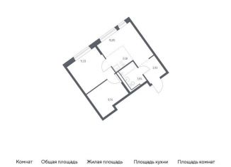 Продаю 1-комнатную квартиру, 42.3 м2, Москва, Молжаниновский район