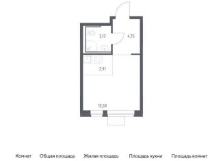 Продается квартира студия, 23.5 м2, Москва, САО